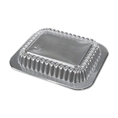 OZAT - DOME Plastic Lids for 2-1/4 LB  Oblong Containers, 500/Case