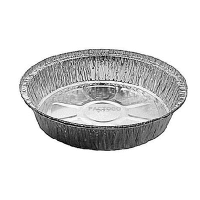 OZAT - 8" Round Heavy Duty Aluminum Foil Containers, 500/Case