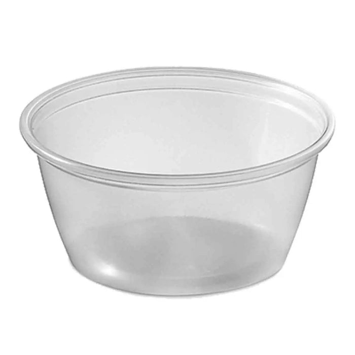 1.5 Oz Clear Plastic Portion Cups – Disposable Round Sauce & Condiment Cups for Dips, Catering & Takeout – 2500/Case | OZAT