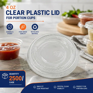 4 oz Portion Cup Lid