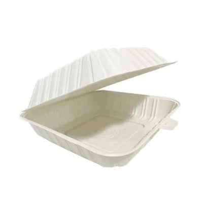 9*9*3 1 Compartment MFPP Clamshell Container, 150/Case