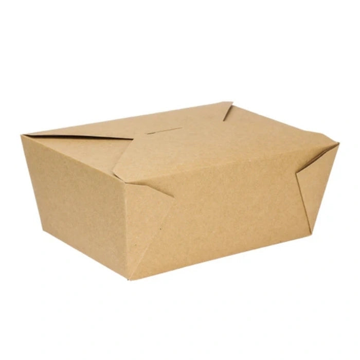 Brown kraft paper food box