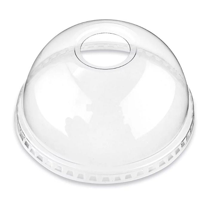 Dome Lids for Clear PET Cup 12-24 Oz (98 mm) – Disposable Leak-Resistant Drink Lids for Milkshakes, Smoothies & Cold Beverages – 1000/Case | OZAT
