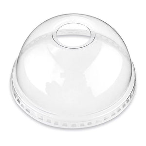 98mm (12–24 oz )Transparent Dome Cup Lids for PET Cups – Disposable Leak-Resistant Drink Lids for Milkshakes, Smoothies & Cold Beverages – 1000/Case | OZAT
