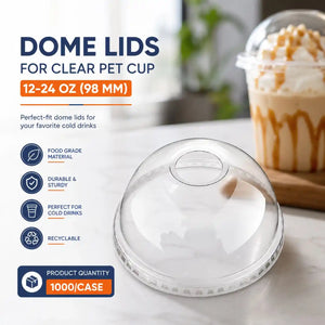 Dome PET Cup Lid