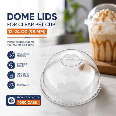 Dome PET Cup Lid