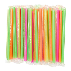 10" Paper Straw, 12mm Dia, Jumbo, White, 250/Box