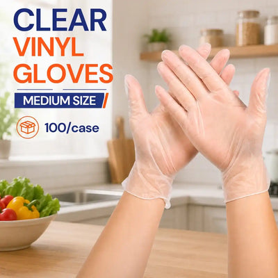Clear Vinyl Gloves