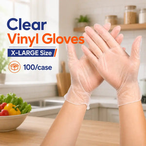 Clear Vinyl Gloves