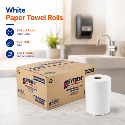 White Paper Hand Towel