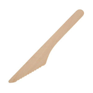 Wooden Knife, 6.5", Eco- Friendly, Compostable, 1000/Case