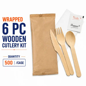 Wooden Cutlery Kit